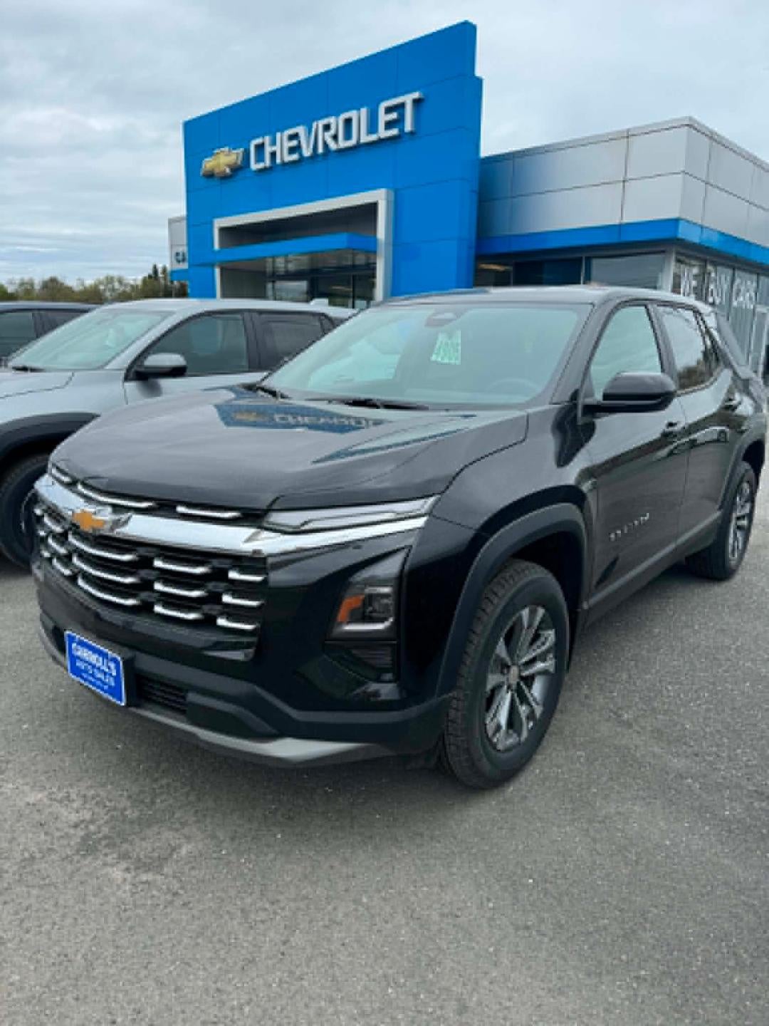 2026 Chevrolet Equinox LT in Mosaic Black Metallic — front three-quarter view