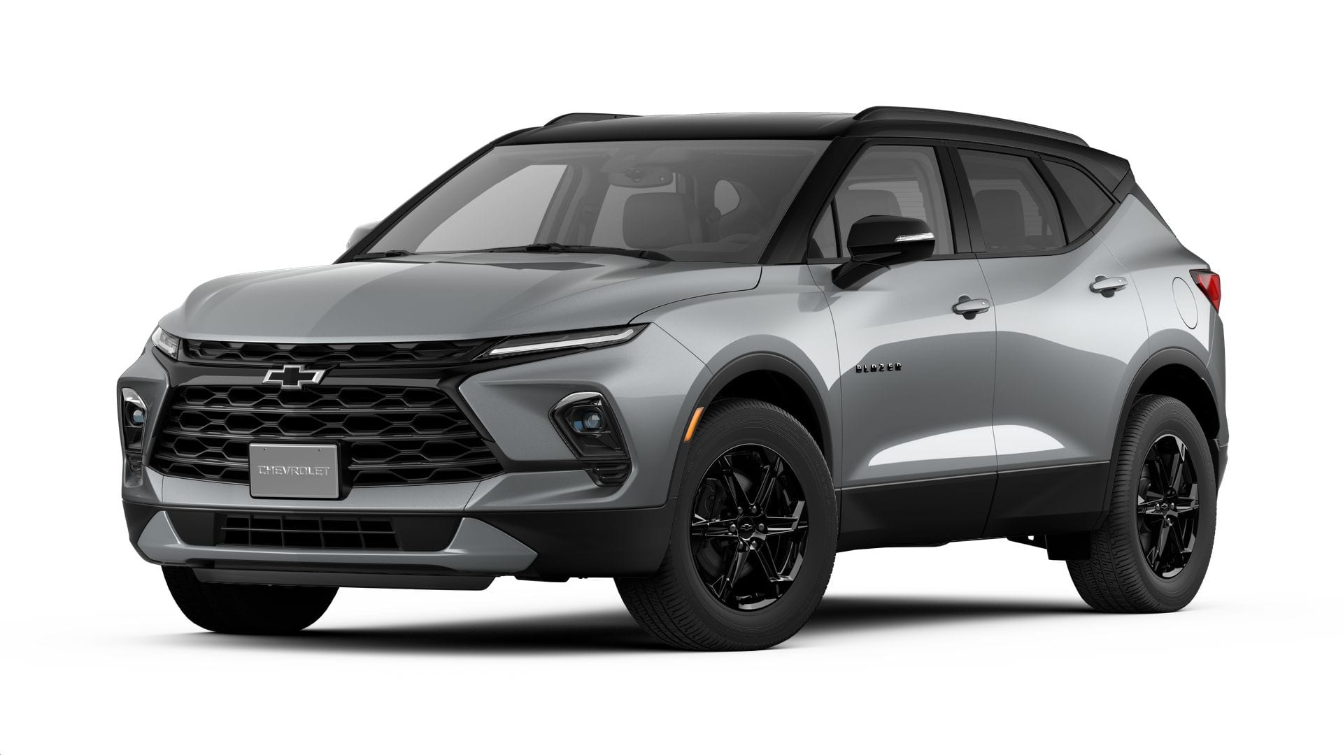 2026 Chevrolet Blazer 3LT in Sterling Gray Metallic — front three-quarter view
